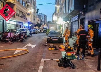 Incendio en una vivienda de Torrevieja