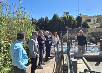 Visita a la depuradora de la urbanización Valle Residencial Los Monasterios para buscar soluciones naturales a las aguas residuales