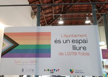 Cartel de espacio libre LGTBIfobia