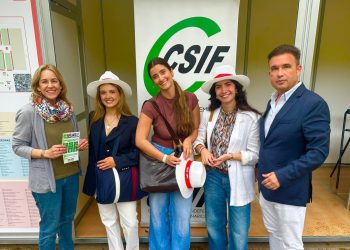 CSIF Educación en la feria de empleo universitario de la UPV