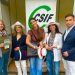 CSIF Educación en la feria de empleo universitario de la UPV