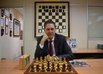 Miguel Illescas en el Día del Ajedrez