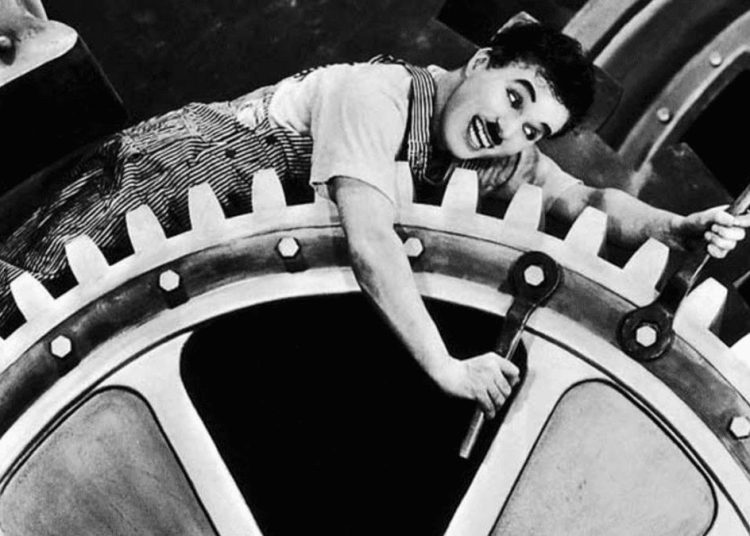 Tiempos modernos de Charles Chaplin en la Filmoteca Valenciana