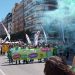Protesta en la primera jornada de huelga de educación.