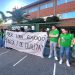 Piquete de profesores en un centro educativo valenciano.